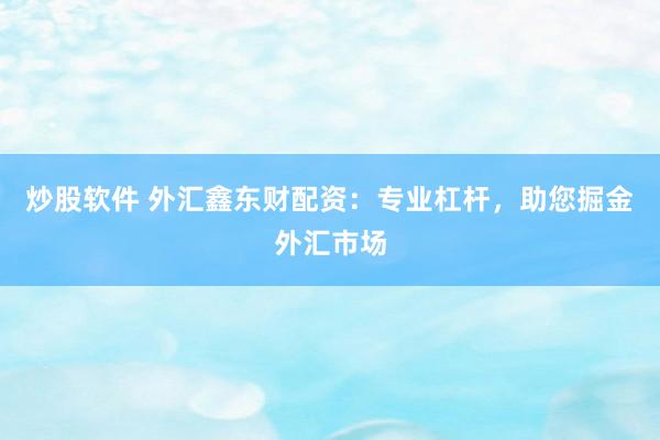 炒股软件 外汇鑫东财配资:专业杠杆,助您掘金外汇市场